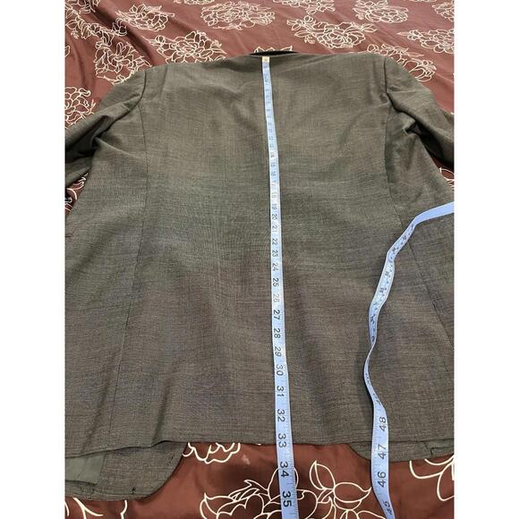 ARMANI COLLEZIONI DARK GREY PATTERN 42L MENS BLAZER MADE IN ITALY GREAT COND!! - Picture 5 of 13